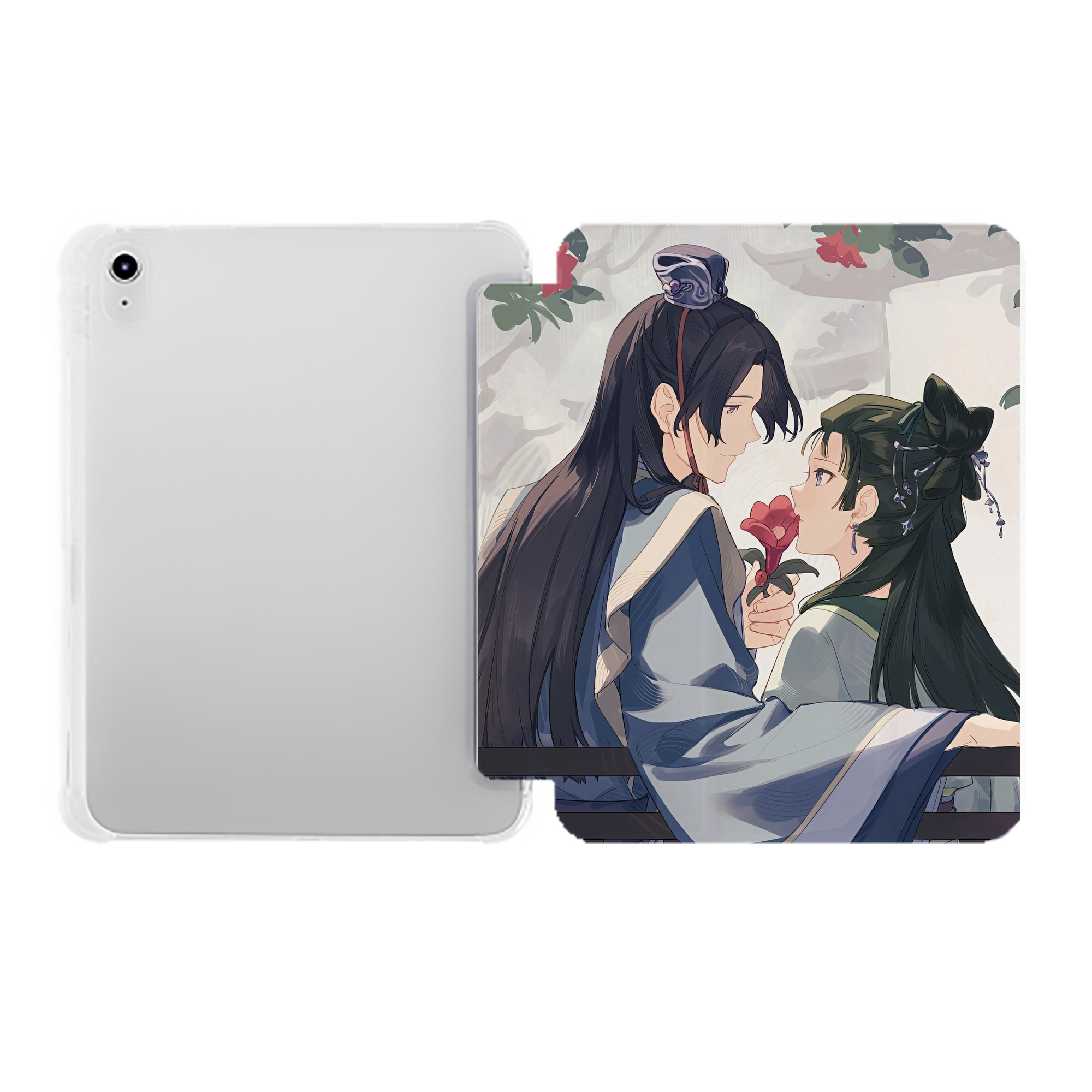 （画像用） 薬屋のひとりごと The Apothecary Diaries IPad ケース ペン収納付き 三つ折りスタンド PUレザー×シリコン 対応機種9.5/10.5/10.9インチ